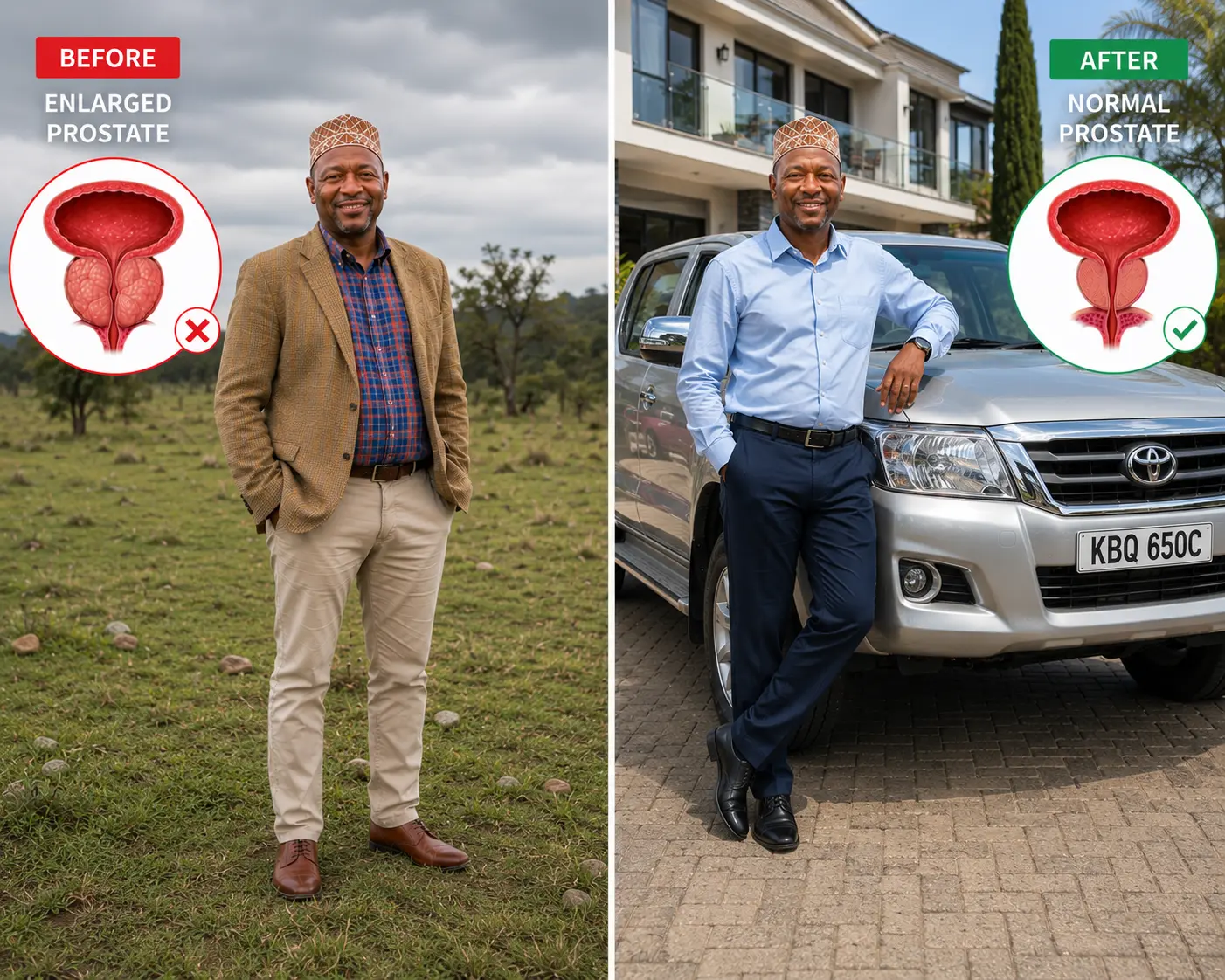 Chebet Before and After Weight Loss Transformation